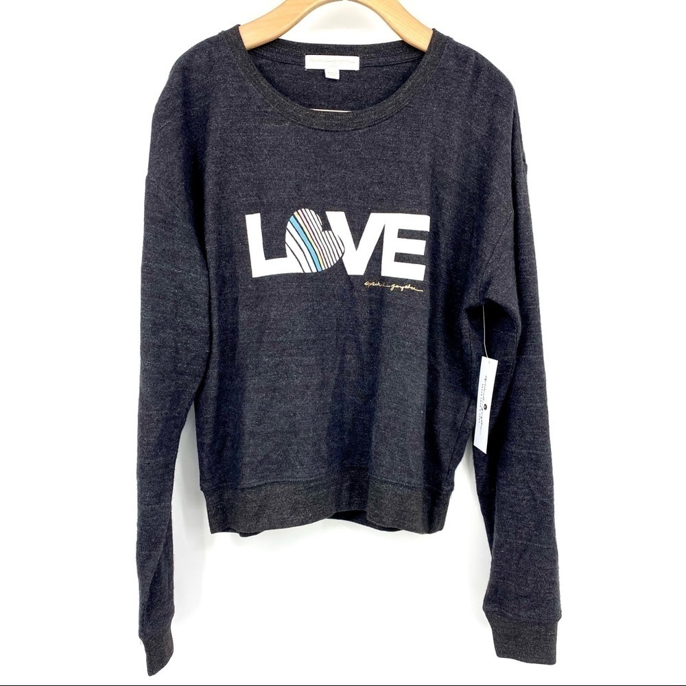 Spiritual Gangster crew neck Savasana Love graphic